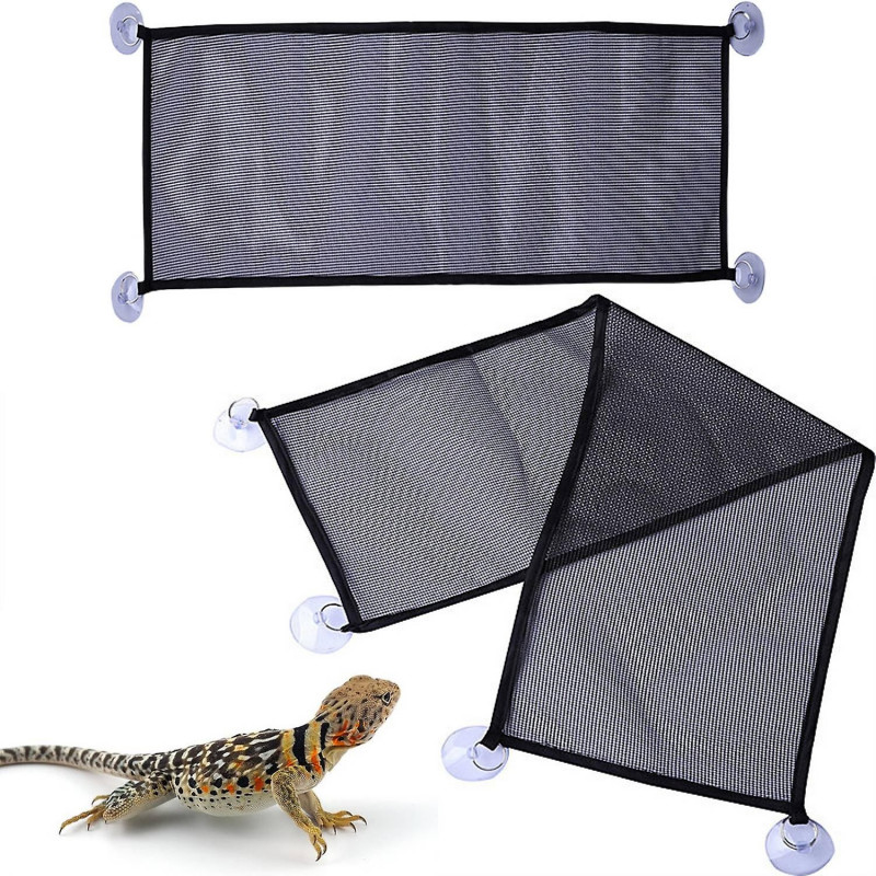 Lizard Hammock Firm Suction Cup Breathable Comfortable Small Pet Reptile Hanging Mesh Bed Cage