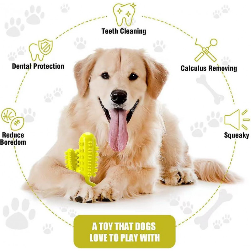 Dog Chew Toys For Intense Chewing Pet Toothbrush Stick For Teeth Oral Cleaning Cactus Shape Teeth Cleaning Toy For [...]