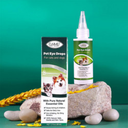 1-5 gouttes pour les yeux pour animaux de compagnie, nettoyant pour les yeux de chien, détachant pour les yeux des [...]