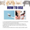 Pet Oral Cleaning Cream, Cats And Dogs Clean Mouth Odor Tooth White Teeth