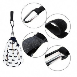 Stroller Hook Velcro Is Easy To Install, Convenient To Hang Baby Products 2pcs