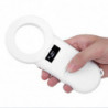 Pet microchip rfid reader rechargeable 134.2khz animal handheld portable scanner oled usb