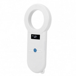 Pet microchip rfid reader rechargeable 134.2khz animal handheld portable scanner oled usb