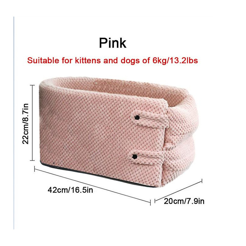 Portable Dog Vehicle Armrest Box Carrier