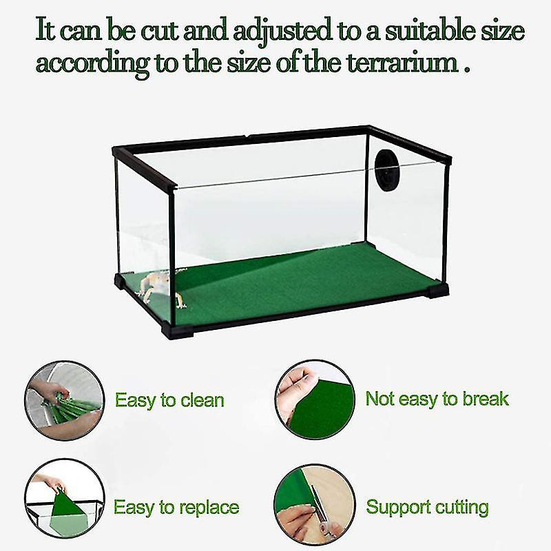 Reptile Carpet Bedding Set For Terrarium Lining Reptile Lizard Snake Cko