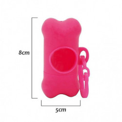 2pcs Dog Poop Bag Dispenser, Dog Poop Bag Dispenser With Clip Leash, Trash Bags Not Included, Pink 2pcs Dog Poop Bag Dispenser, Dog Poop Bag Dispenser With Clip Leash, Trash Bags Not Included, Pink