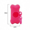 2pcs Dog Poop Bag Dispenser, Dog Poop Bag Dispenser With Clip Leash, Trash Bags Not Included, Pink