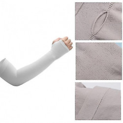 Summer Ice Sunscreen Sleeves Arm Sleeves Thin Silk Sleeves Uv Protection Driving Gloves