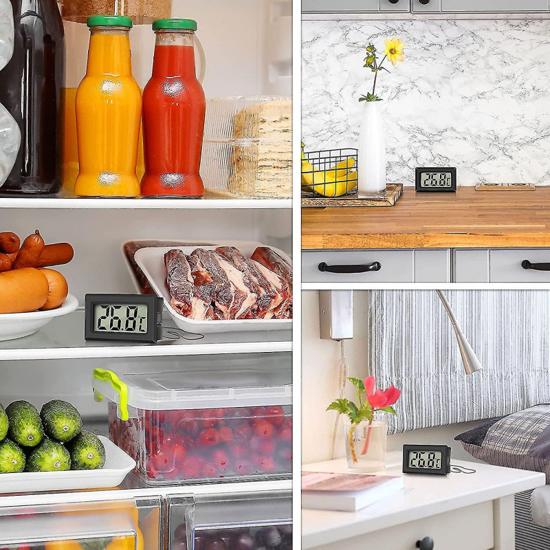 Mini Digital Lcd Thermometer Temperature With Temperature Probe Sensor Tester For Refrigerator Freezers Aquarium [...]