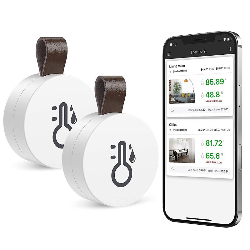 Mini electronic temperature and humidity meter