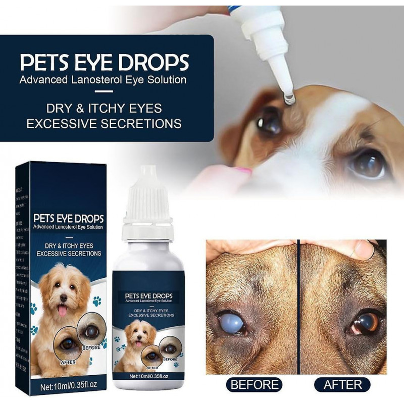 Gouttes de cataracte pour animaux de compagnie, gouttes oculaires pour animaux de compagnie Améliorer la vision [...]