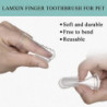 Dog Toothbrush For Dog Teeth Cleaning, Soft Silicone Finger Toothbrush For Dogs,