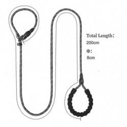 Laisse de chien en laisse réfléchissante pour petit chiot moyen et grand chien t