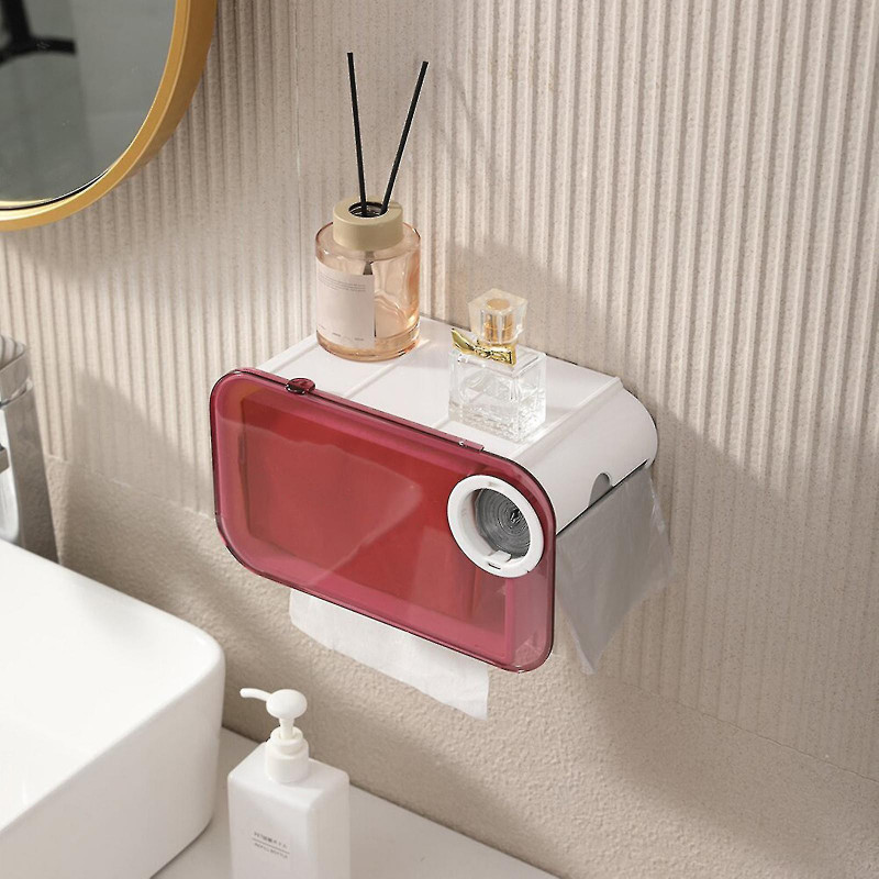Tissue Box Wall-mounted Tissue Box Garbage Bag Dispenser Storage Rack Bathroom Storage Box