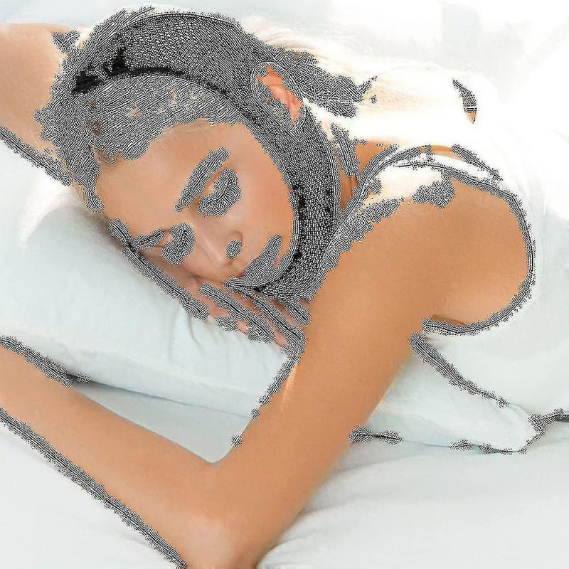 Mentonnière anti-ronflement Mentonnières pour ronflement Ruban médical noir réglable et bandages