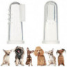 4pcs Dog Finger Toothbrush Dental Hygiene Finger Brushes for Small to Large Dogs Cats and Most Pets