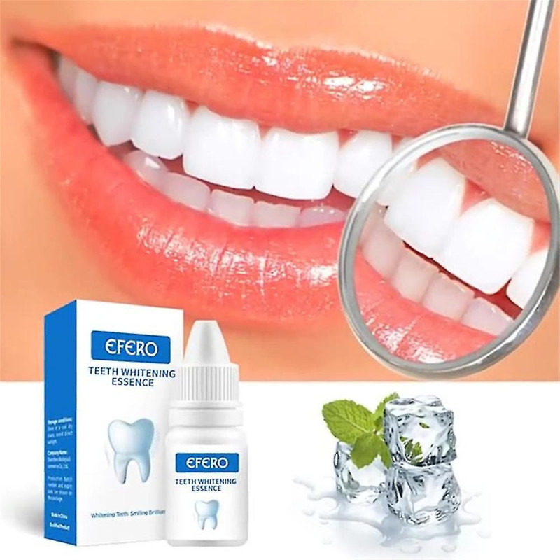 3pcs Sérum de blanchiment des dents Gel Hygiène buccale Nettoyage des dents Dentifrice de soins dentaires