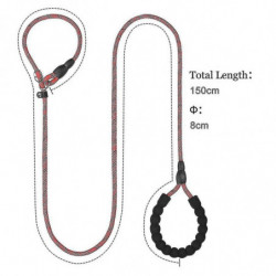 Laisse de chien en laisse réfléchissante pour petits chiots de taille moyenne et grande