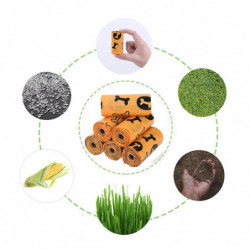 16 Rolls Bones Pattern Biodegradable HDPE+EPI/D2W Pet Dog Poop Waste Bags with Dispenser 16 Rolls Bones Pattern Biodegradable HDPE+EPI/D2W Pet Dog Poop Waste Bags with Dispenser