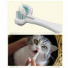 Mouth Cats Dogs Dental Teeth Brushing Double Heads Pet Toothbrush Cleaning Home