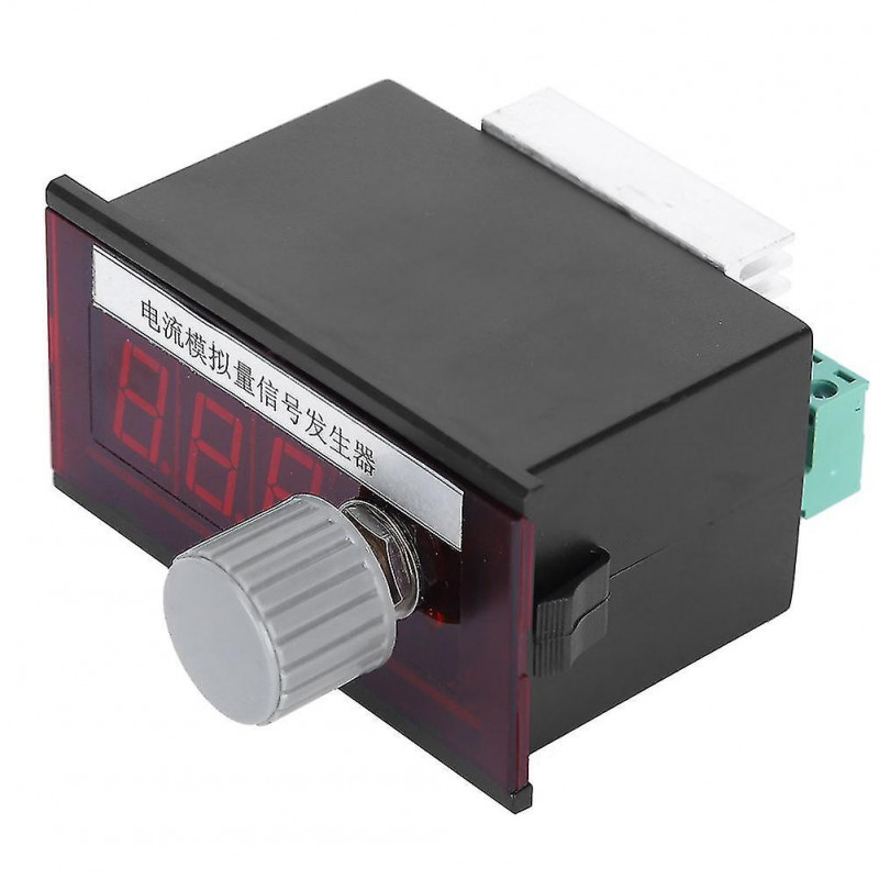 Digital display current generator cs4100ma multiturn potentiometer adjustment with large knob
