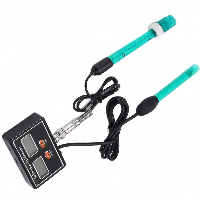 Sa2587 2 in 1 ph salinity realtime online monitor water quality tester for seawater fish pond laboratoryau plug 240v