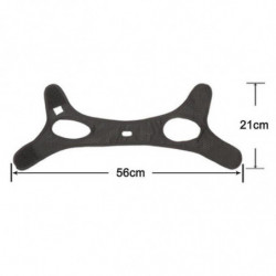 Mentonnière anti-ronflement Mentonnières pour ronflement Ruban médical noir réglable et bandages