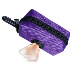 Pet Poop Waste Bag Dispenser Garbage Holder Puppy Poo Bag For Walking Purple Pet Poop Waste Bag Dispenser Garbage Holder Puppy Poo Bag For Walking Purple
