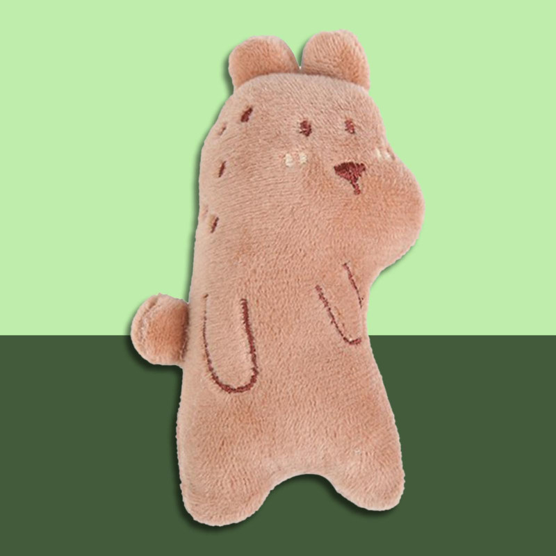 Cat Kitten Toothbrush Catnip Molar Stick Teeth Cleaner Toy Bear