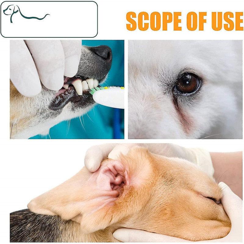 Pet Dental Care Fingers Wipes,50pcs Dog Teeth Cleaning Finger Wipes,for Cat And Dog Freshen Breath, Reduce Plaque [...]