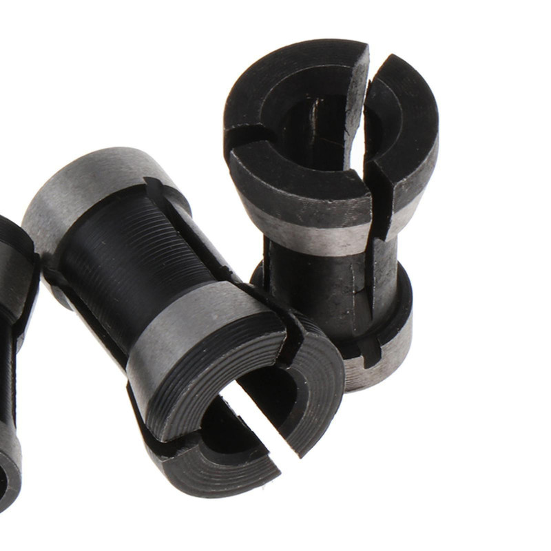 3xrouter Bit Collet Set Molding Machine Tool Connection Rod 6mm-8mm Trim Kit