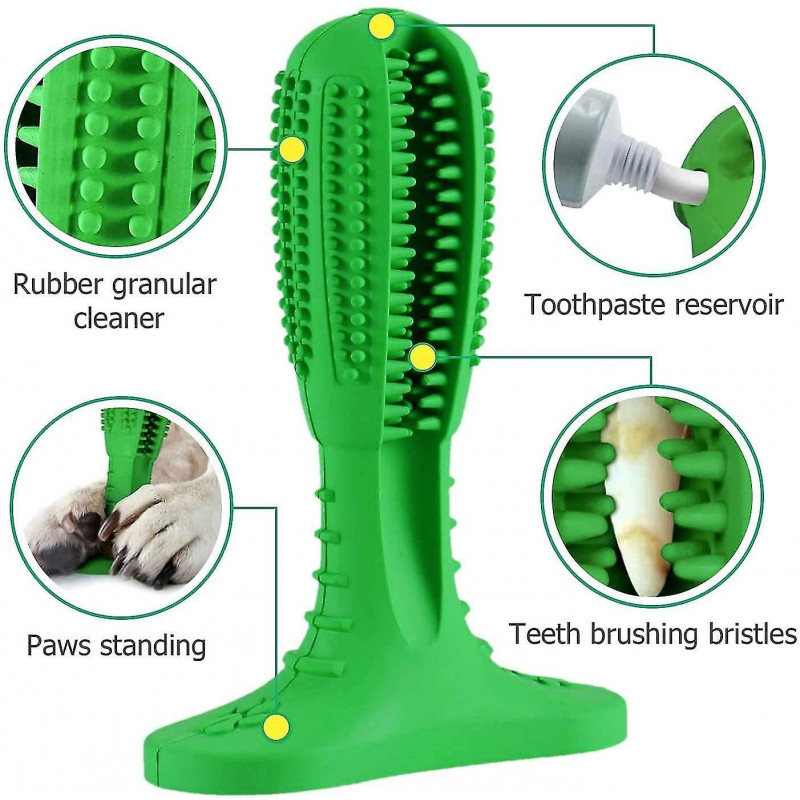 Brosse à dents pour chien Jouet pour le nettoyage des dents de chien, Bâton de brosse à dents pour chien pour les dents