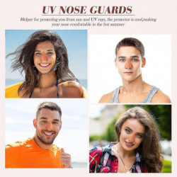 24 Set Sun Protection Nose Patch Uv Golf Patches pour crème solaire pour hommes Wome