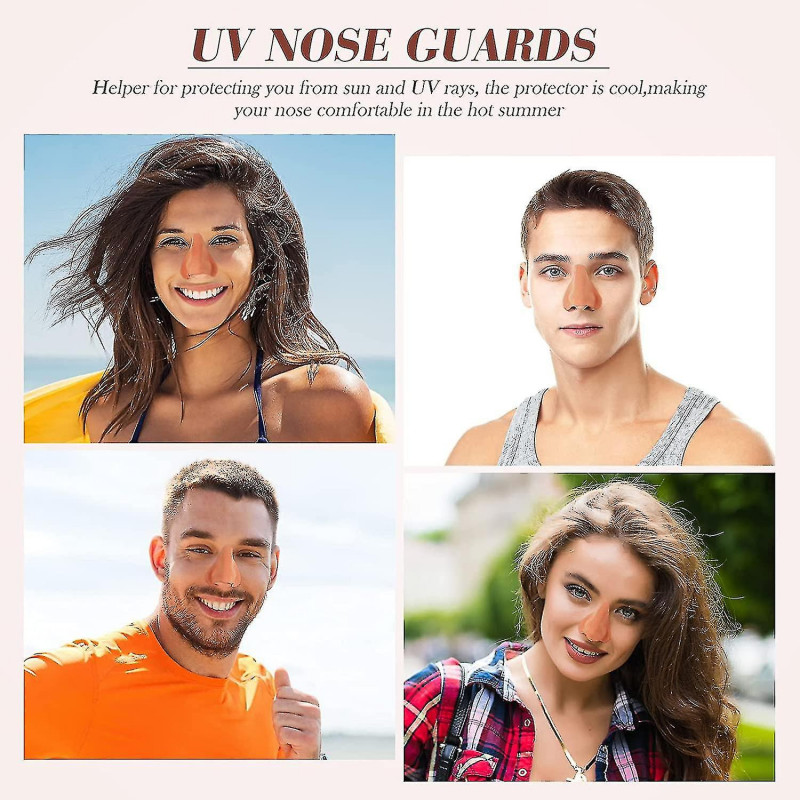 24 Set Sun Protection Nose Patch Uv Golf Patches pour crème solaire pour hommes Wome