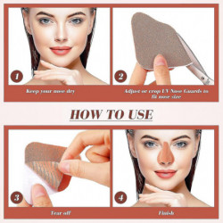 24 Set Sun Protection Nose Patch Uv Golf Patches pour crème solaire pour hommes Wome