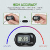 Digital Lcd Aquarium Thermometer With Suction Cups And Waterproof Probe For Fish Tank Reptile Terrarium 2 Pieces