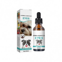 Gouttes oculaires pour chiens, gouttes de lavage oculaire pour chiens, détachant de larmes, nettoyant pour les [...]
