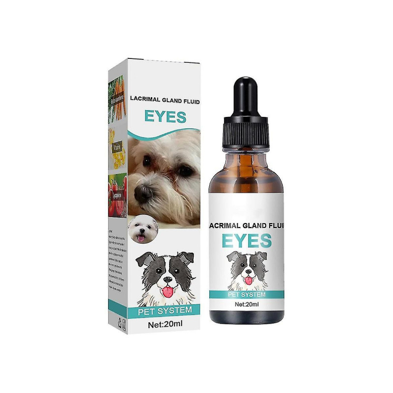 Gouttes oculaires pour chiens, gouttes de lavage oculaire pour chiens, détachant de larmes, nettoyant pour les [...]