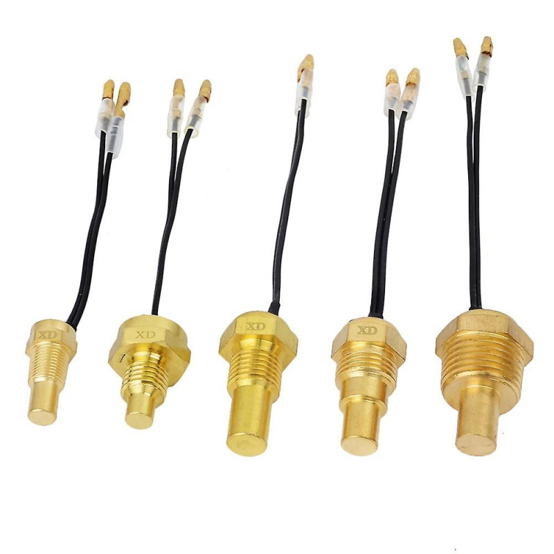1pc 12v/24v Car Truck Digital Water Temperature Sensor 50k Head Plug 10mm 14mm 16mm 17mm 21mm