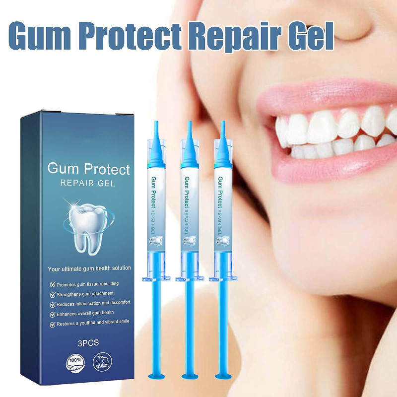 Gel Réparateur Dentaire Gencives Enflées Nettoyer les Taches Gencives Blanchir Les Dents Soins Bucco-Dentaires 15ml