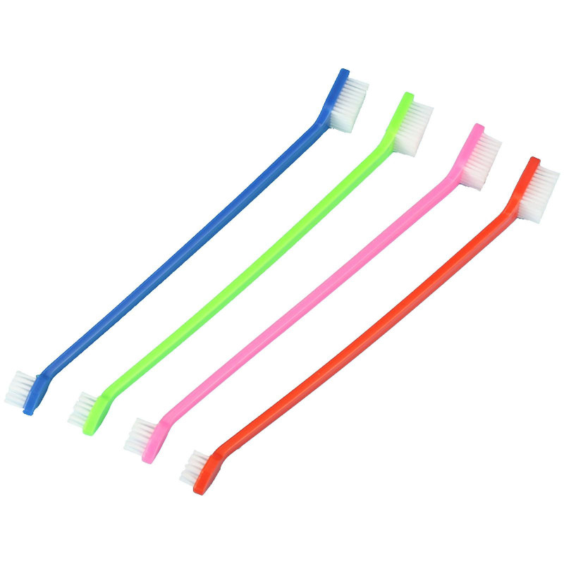 Dog Toothbrush Set Bristles For Dogs Teeth Small Medium Large Breed Dogs Cats