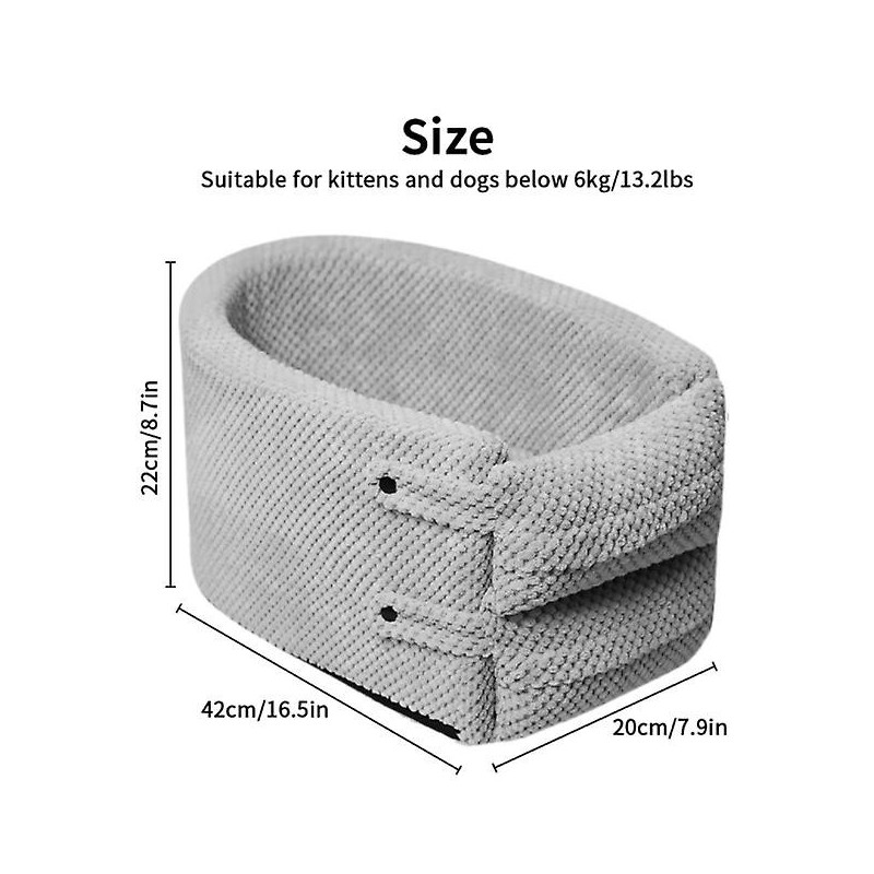 Portable Dog Vehicle Armrest Box Carrier