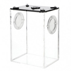 Reptile Box Acrylic Lizard Box Transparent Reptile Breeding Box Home Reptile Pet Tank