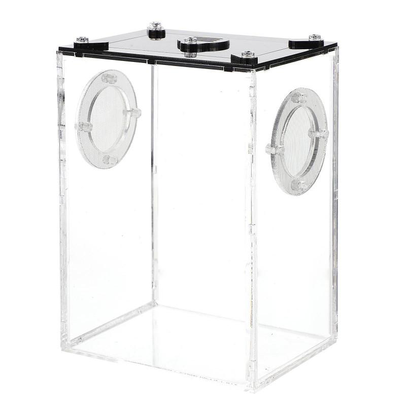 Reptile Box Acrylic Lizard Box Transparent Reptile Breeding Box Home Reptile Pet Tank