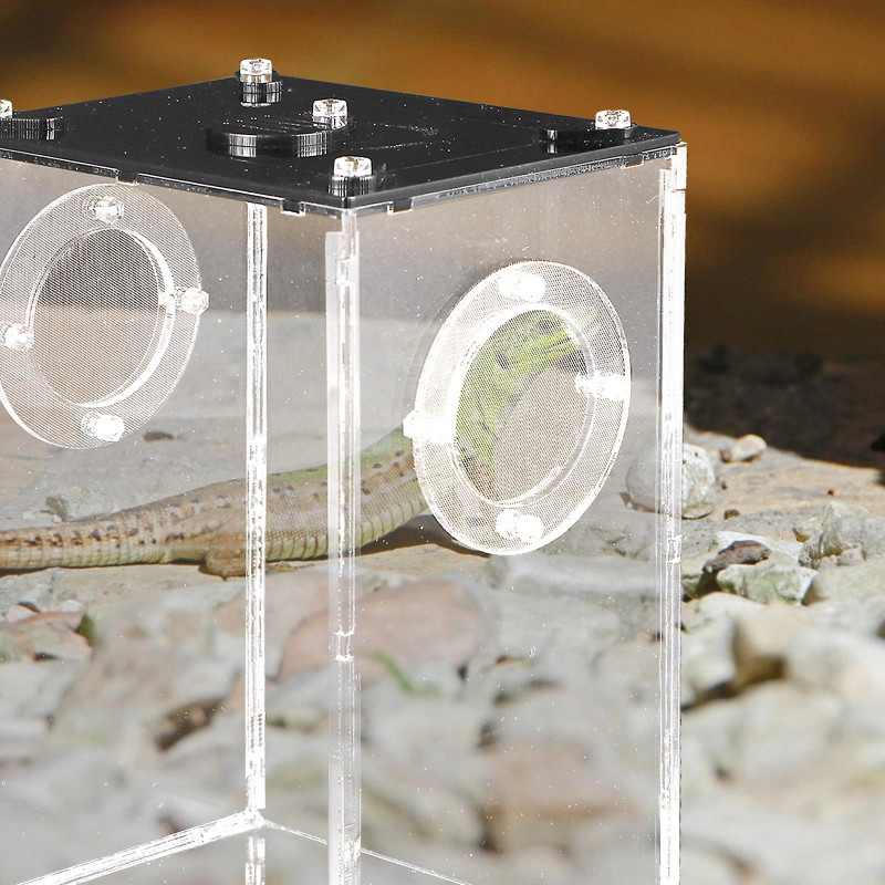 Reptile Box Acrylic Lizard Box Transparent Reptile Breeding Box Home Reptile Pet Tank