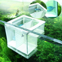 Fish Breeder Net Fry Hatchery Incubator with Suction Cup for Aquarium(Random Color)