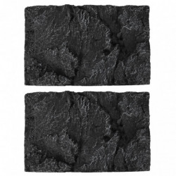 2pcs PU Background Board Decorative Backdrop for Reptile Tank Fish Tank Terrarium