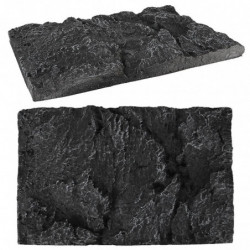 2pcs PU Background Board Decorative Backdrop for Reptile Tank Fish Tank Terrarium