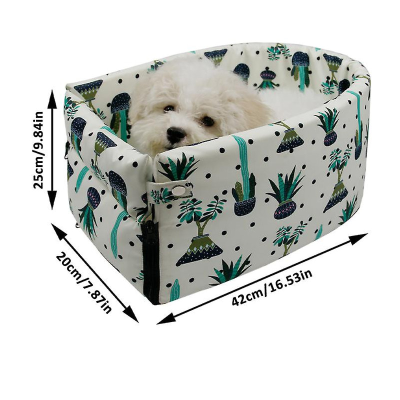 Portable Dog Vehicle Armrest Box Carrier