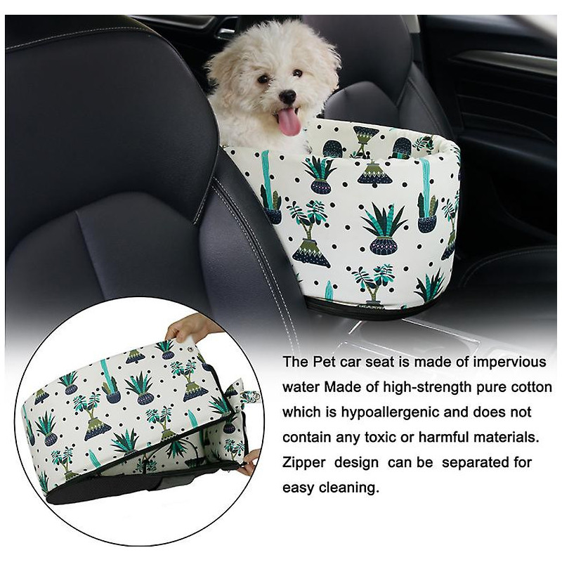Portable Dog Vehicle Armrest Box Carrier